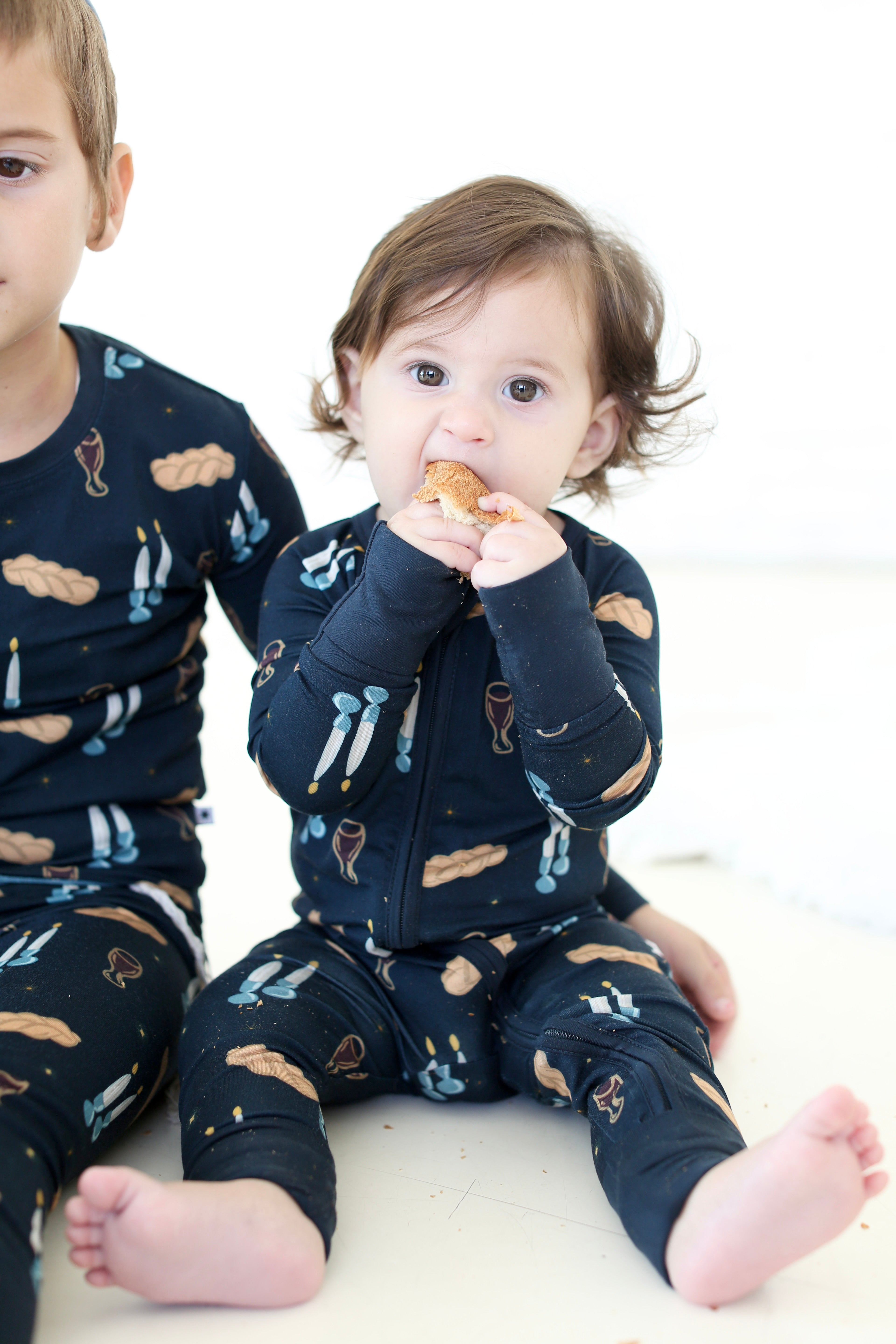 Shabbat Candles & Challah Zippy Pajama