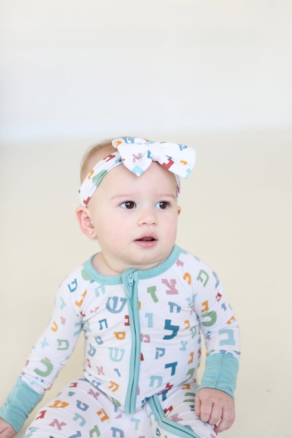 Aleph Bet Zippy Pajama