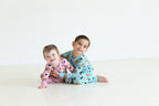 Blue Jewish Treats Two-Piece Pajama Set