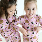 Pink Jewish Treats Two-Piece Pajama Set