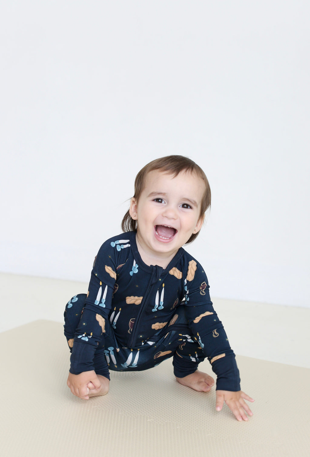 Shabbat Candles & Challah Zippy Pajama