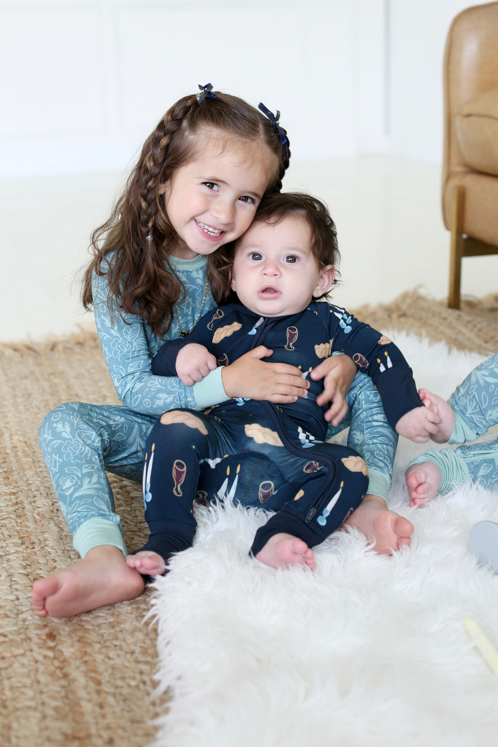 Sage Bloom Two-Piece Pajama Set
