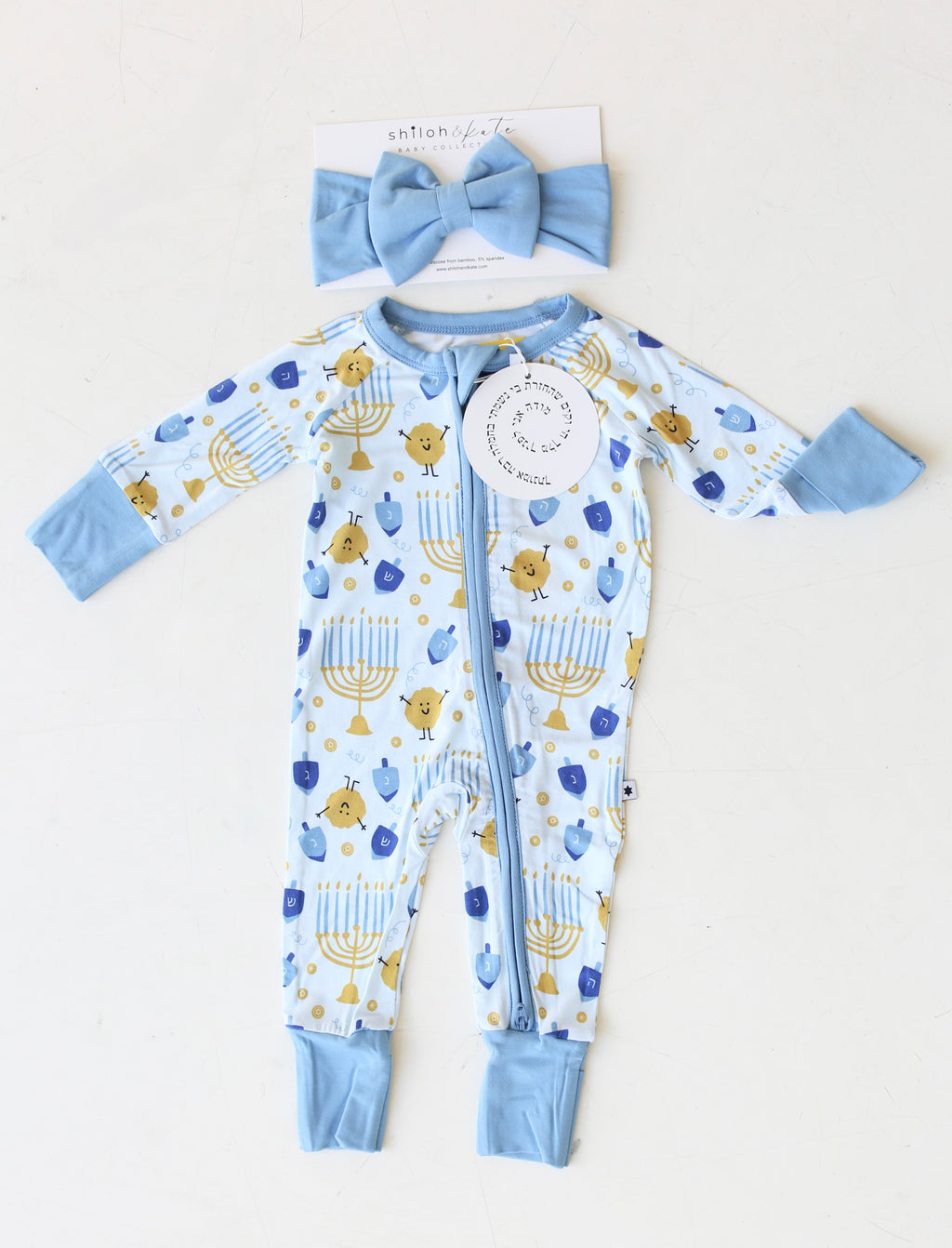 Latkes & Light Zippy Pajama