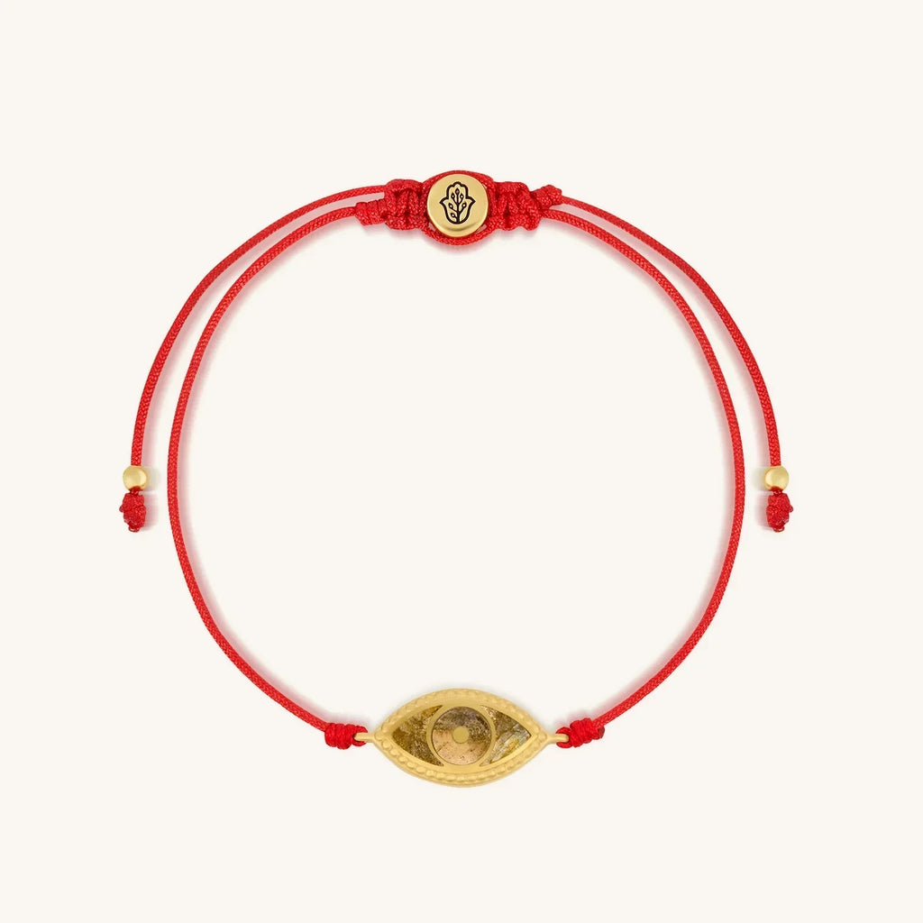 Spirit’s Innovation Red String Evil Eye Peridot Bracelet