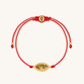 Spirit’s Innovation Red String Evil Eye Peridot Bracelet