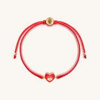 Devoted to Love - Evil Eye Heart Charm Red String Bracelet