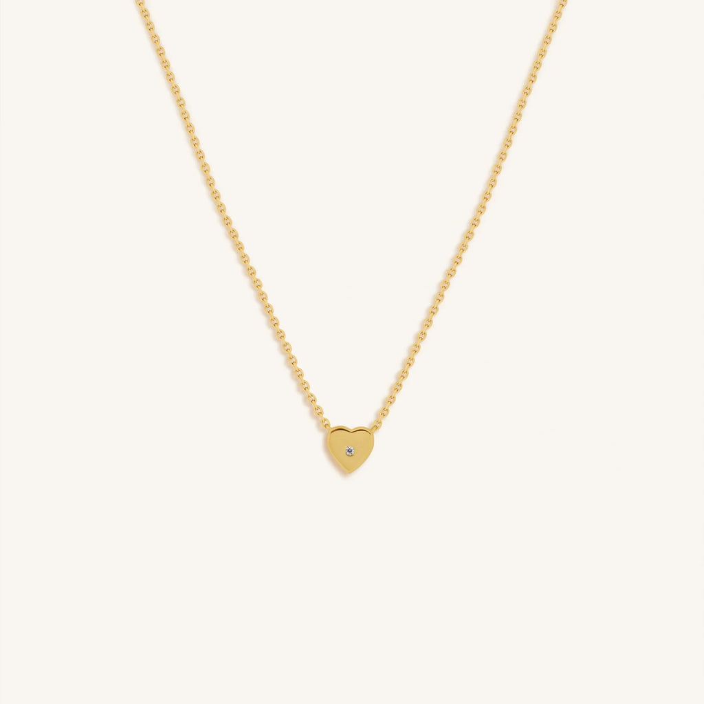 Soul’s Ascent Diamond Heart Gold Necklace