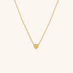 Soul’s Ascent Diamond Heart Gold Necklace
