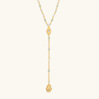 Divinely Guided Hamsa Evil Eye Multi Stone Necklace