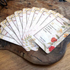 Women's Prayer Cards by Dr. Aliza Lavie fanned out with illustrated prayer quotations