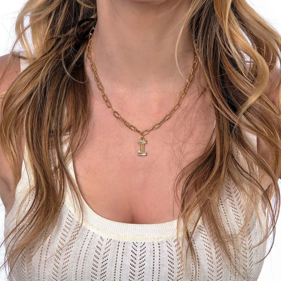 Deco Initial Necklace