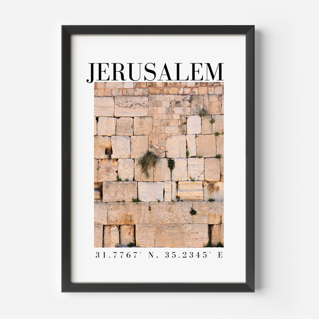 Jerusalem Western Wall (Kotel) Wall Art Print