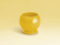 Bubble Kiddush Cup in Mustard glazed ceramic by Tchotchke