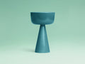 Cone Kiddush Cup in Spruce and Peacock glazed ceramic by Tchotchke