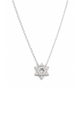Sterling silver Star of David necklace with cubic zirconia by Miriam Merenfeld