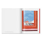 David Hockney My Window art book open to No. 611, 23rd December 2010, an iPad drawing of a snowy view