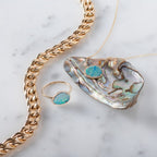 Diamond Opal Ring