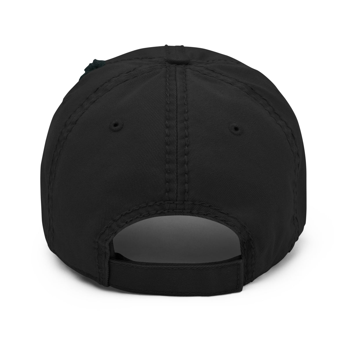Eitan Chitayat's I'm That Jew™ Distressed Hat in black, back view