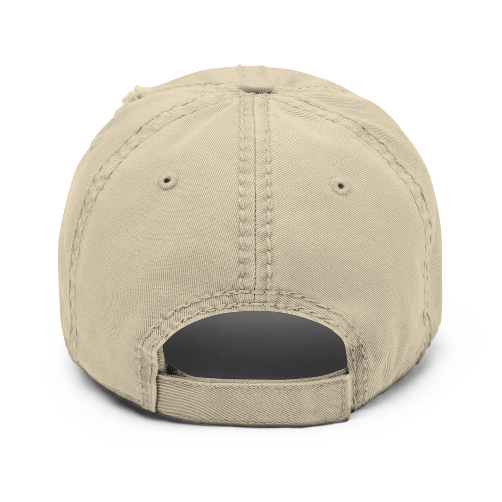 Eitan Chitayat's I'm That Jew™ Distressed Hat in khaki, back view