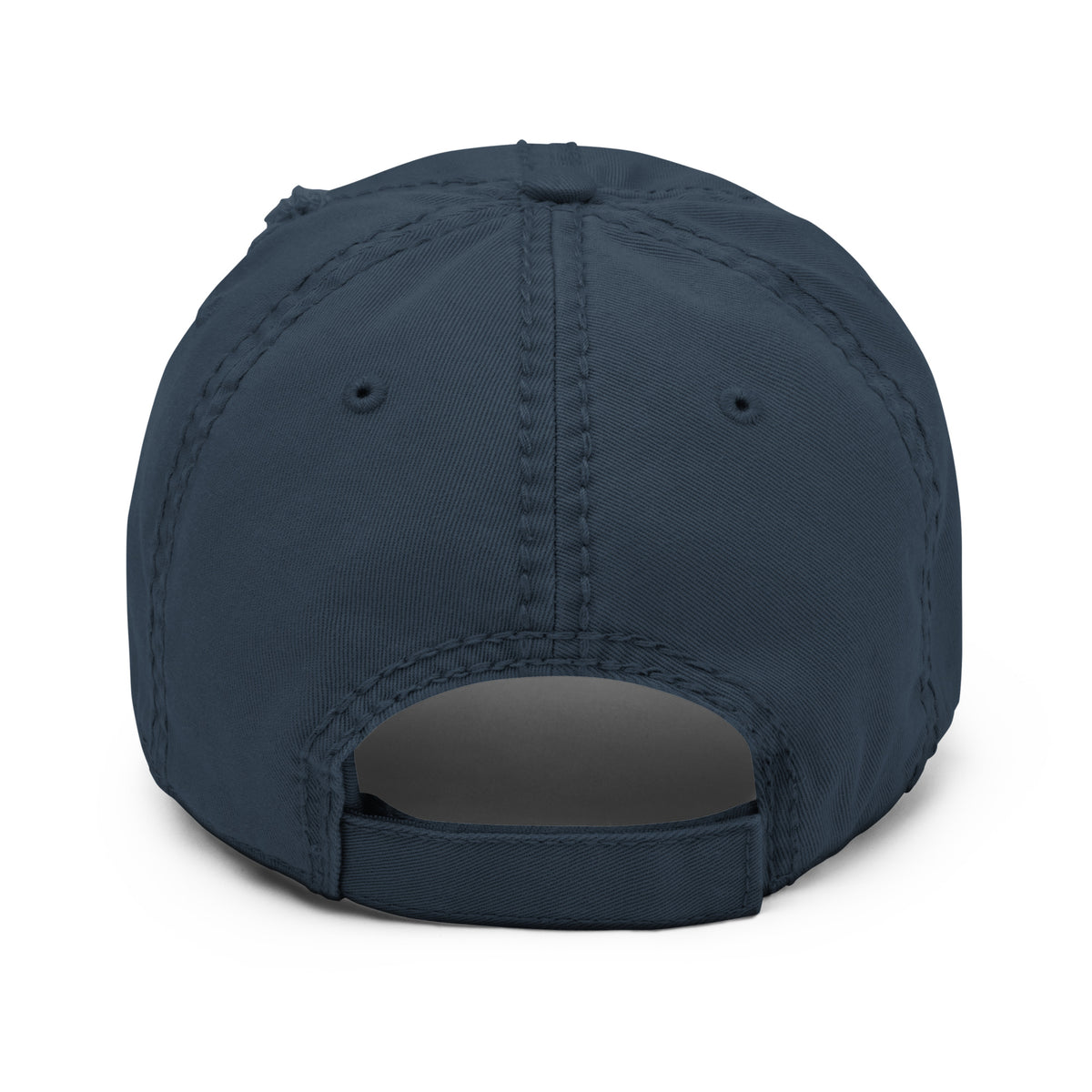 Eitan Chitayat's I'm That Jew™ Distressed Hat in navy, back view