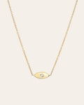 Diamond Evil Eye Necklace