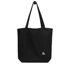 Black organic cotton I'm That Jew canvas tote bag by Eitan Chitayat, front view