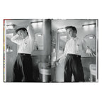 Alfred Wertheimer photographs of Elvis Presley fixing his hair in front of a mirror