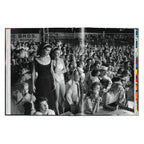 Alfred Wertheimer photograph of the crowd watching Elvis Presley perform at Russwood Park in Memphis