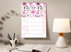 Floral Jewish wall calendar showing September 2026 with Hebrew and Gregorian dates