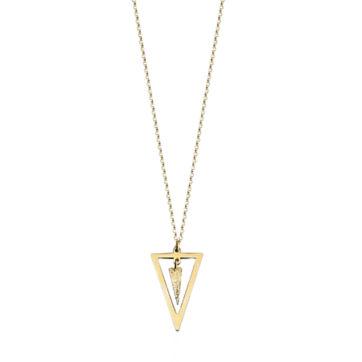 Six-Pointed Triangles Necklace