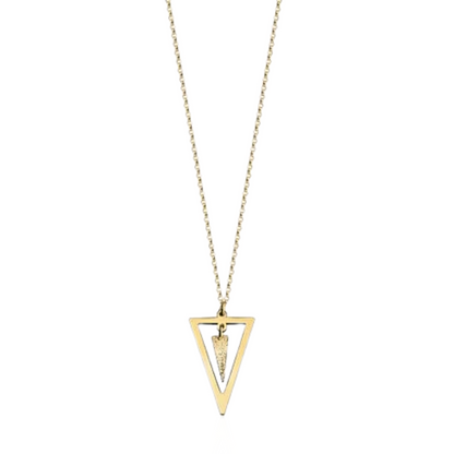 Six-Pointed Triangles Necklace