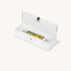 Grounded Presence Tree of Life ceramic mezuzah presented in an open gift box
