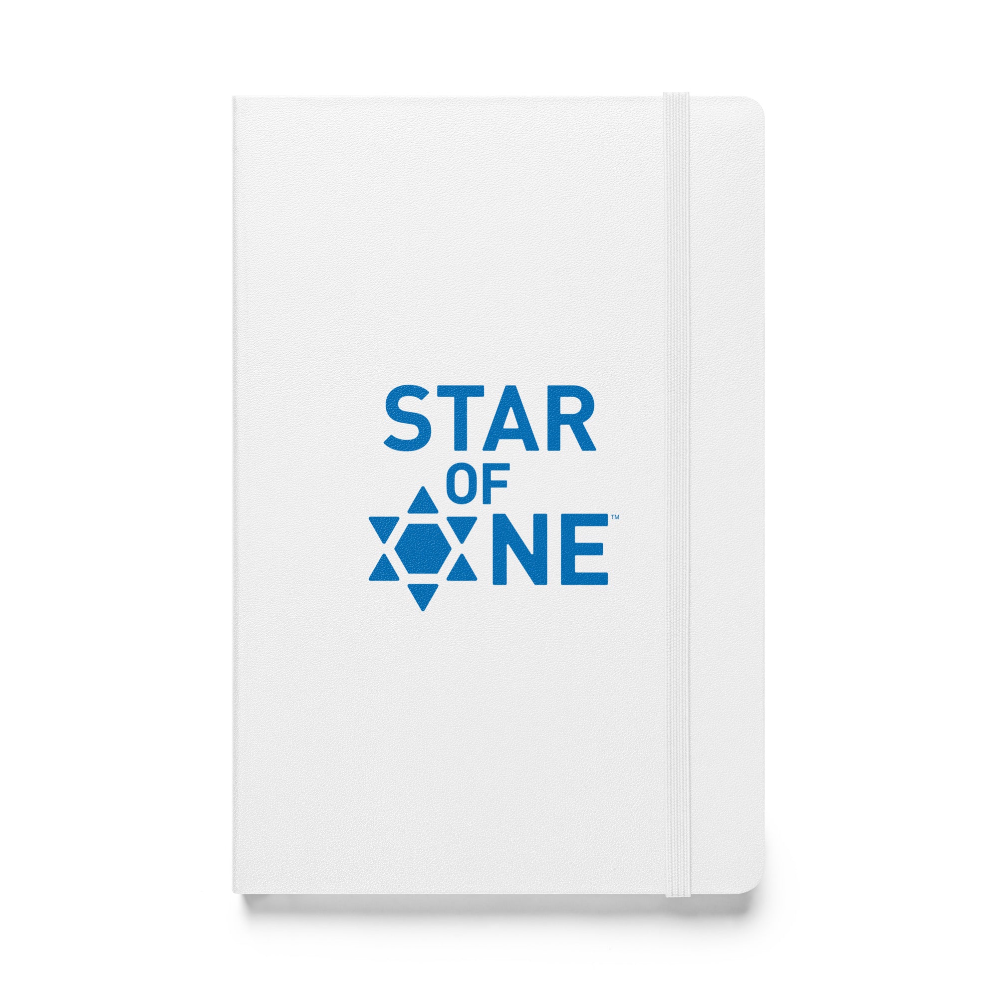 "Star of One" White Hardcover Notebook