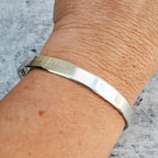 Hineni Hebrew Cuff Bracelet