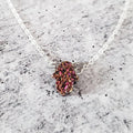 Druzy Hamsa Necklace