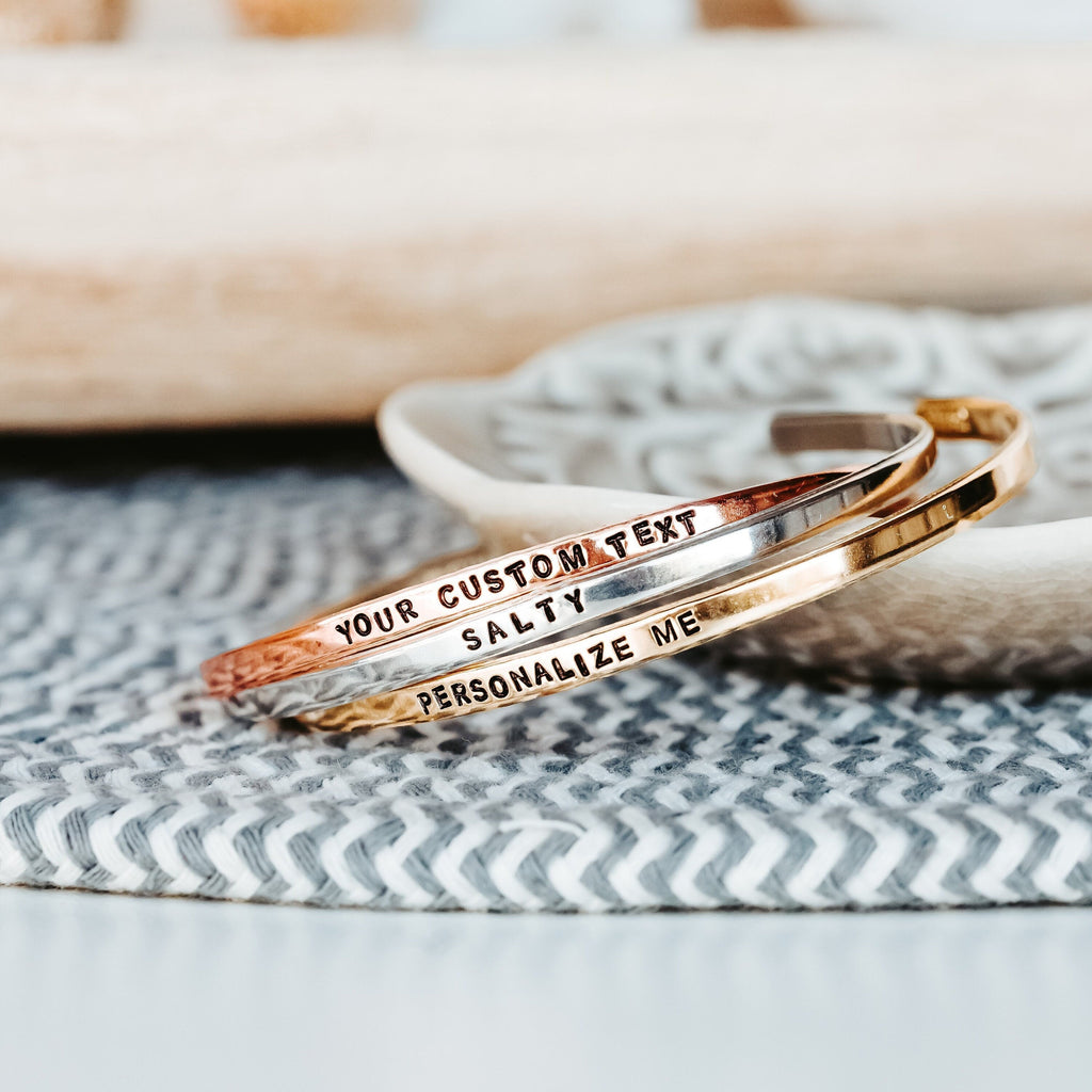 Believe in Miracles Skinny Cuff Bracelet