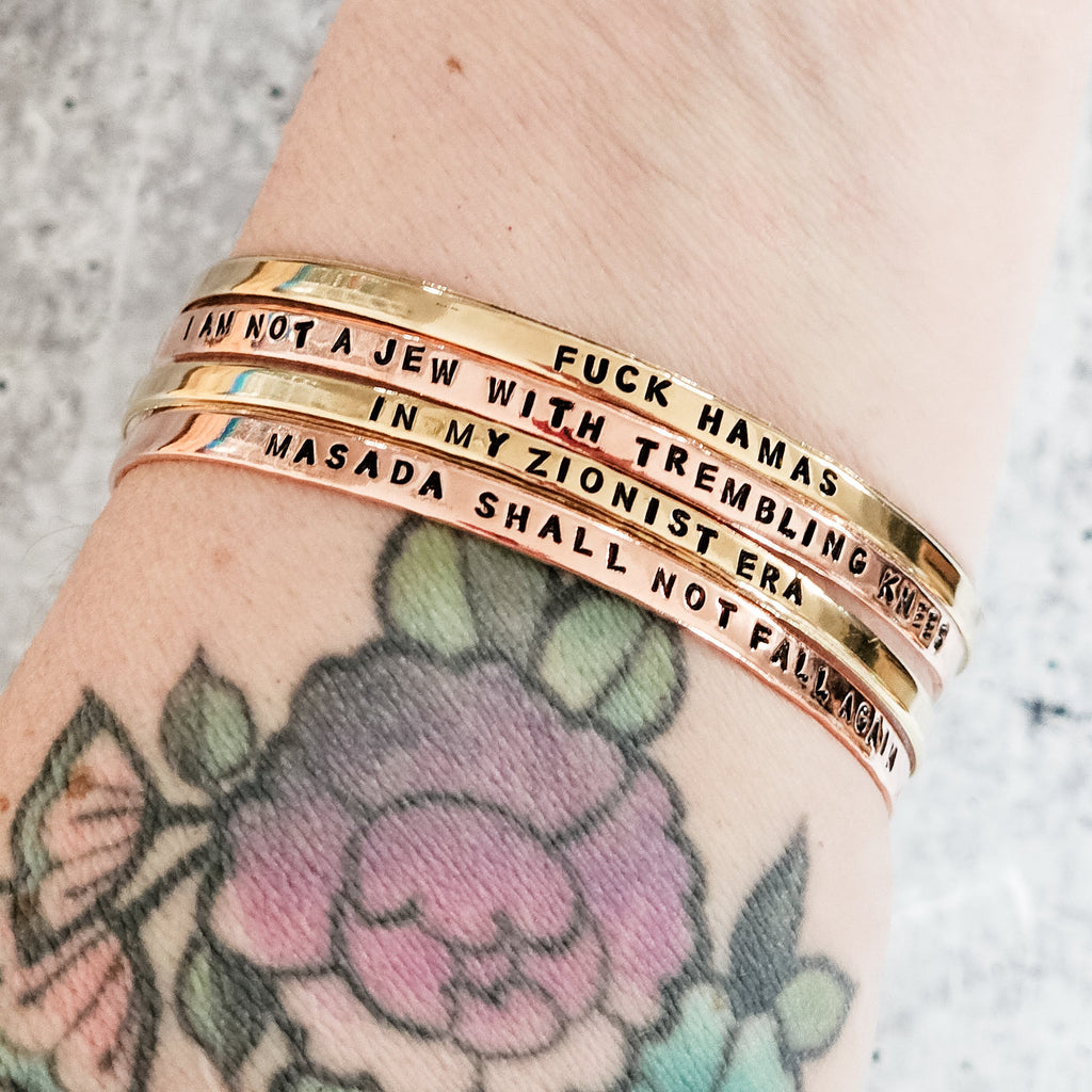 Believe in Miracles Skinny Cuff Bracelet