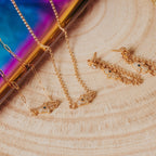 Hamsa Dangle Stud Earrings