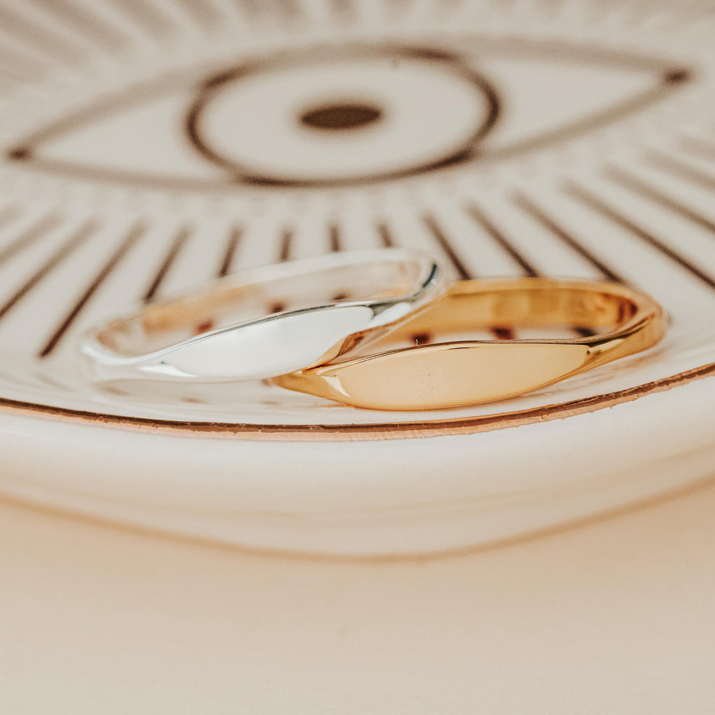 Shalom Dainty Band Ring