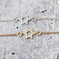 Crystal Star of David Necklace