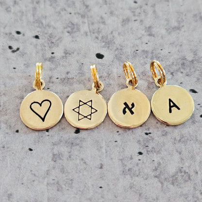 Alta Cocker Hand Stamped Brass Keychain