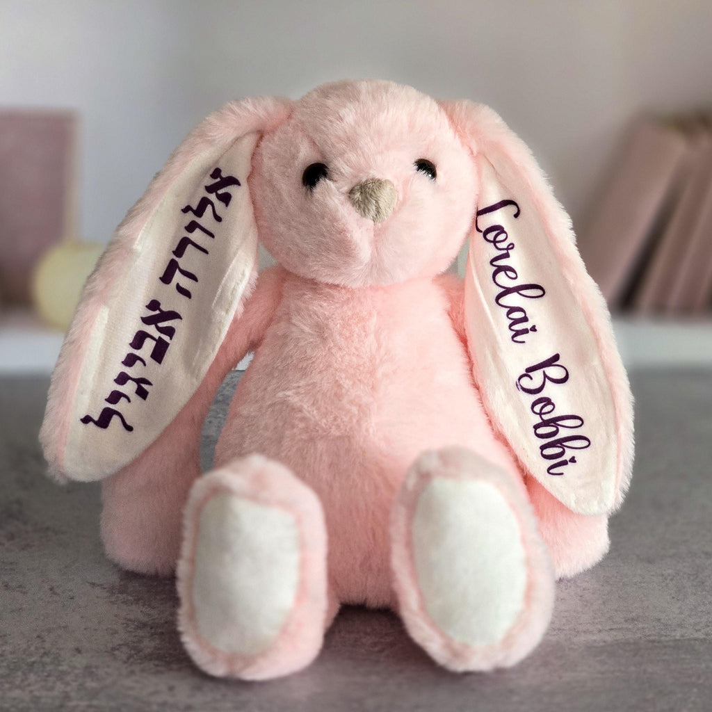 Custom Plush Bunny – A Sweet Jewish Baby Gift