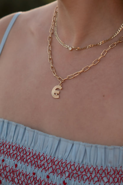 Deco Initial Necklace