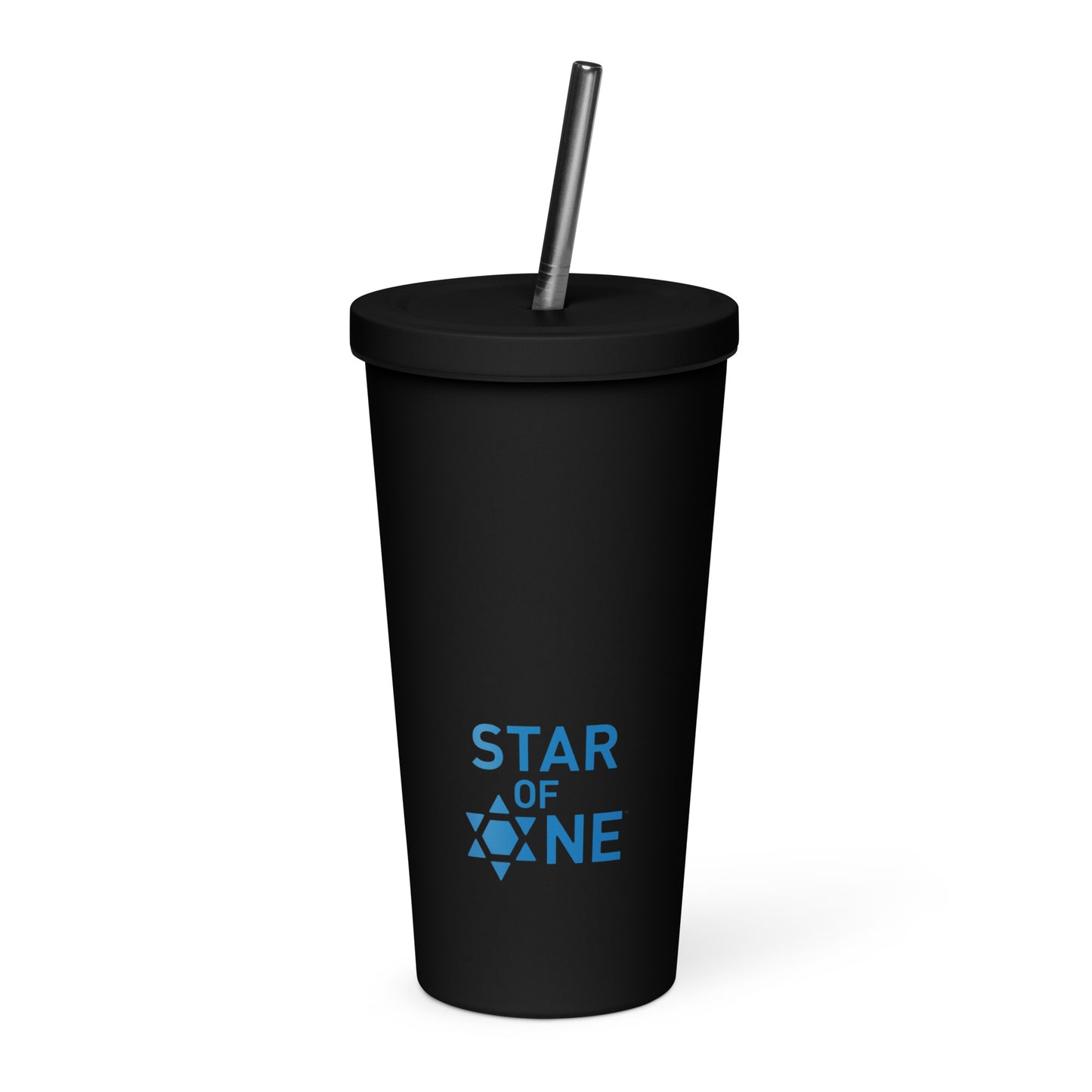 "Star of One" Tumbler With a Straw