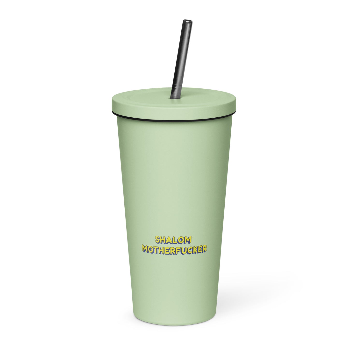 "Shalom Motherfucker" Tumbler With Straw