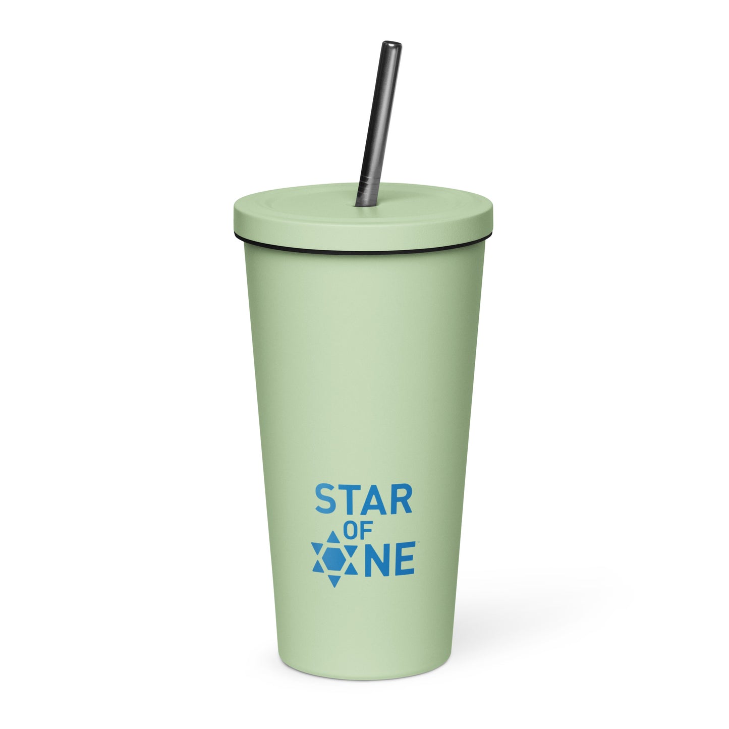 "Star of One" Tumbler With a Straw