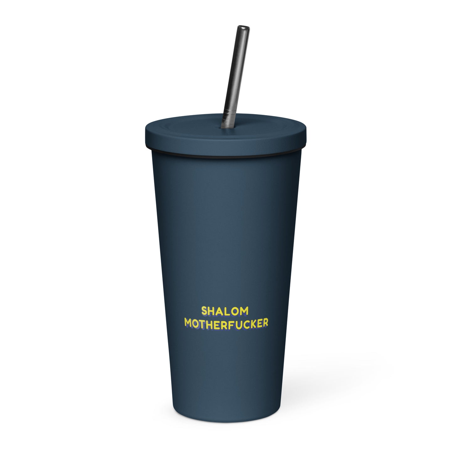 "Shalom Motherfucker" Tumbler With Straw