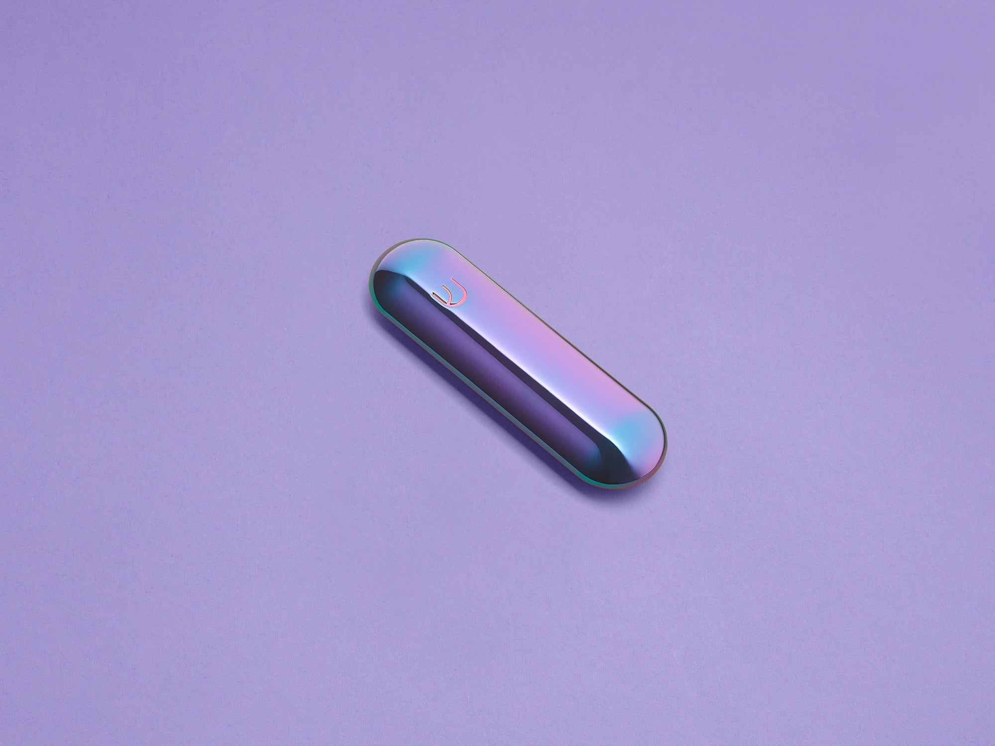 Iridescent Aluminum Pill Mezuzah by Tchotchke