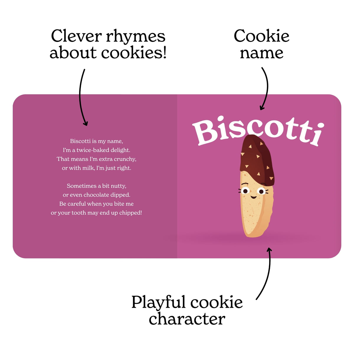 Little Book of Cookies children's board book, additional view