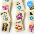 Marzipan Hanukkah Mahjong Tiles